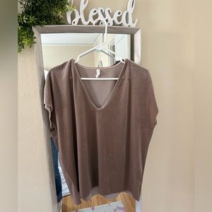 Anthropologie x Gentle Fawn velour top